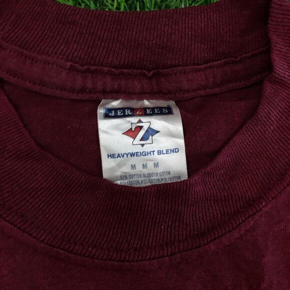 Men’s Maroon Richmond Burton Rockets Soccer Graphic Tee - Picture 4 of 4